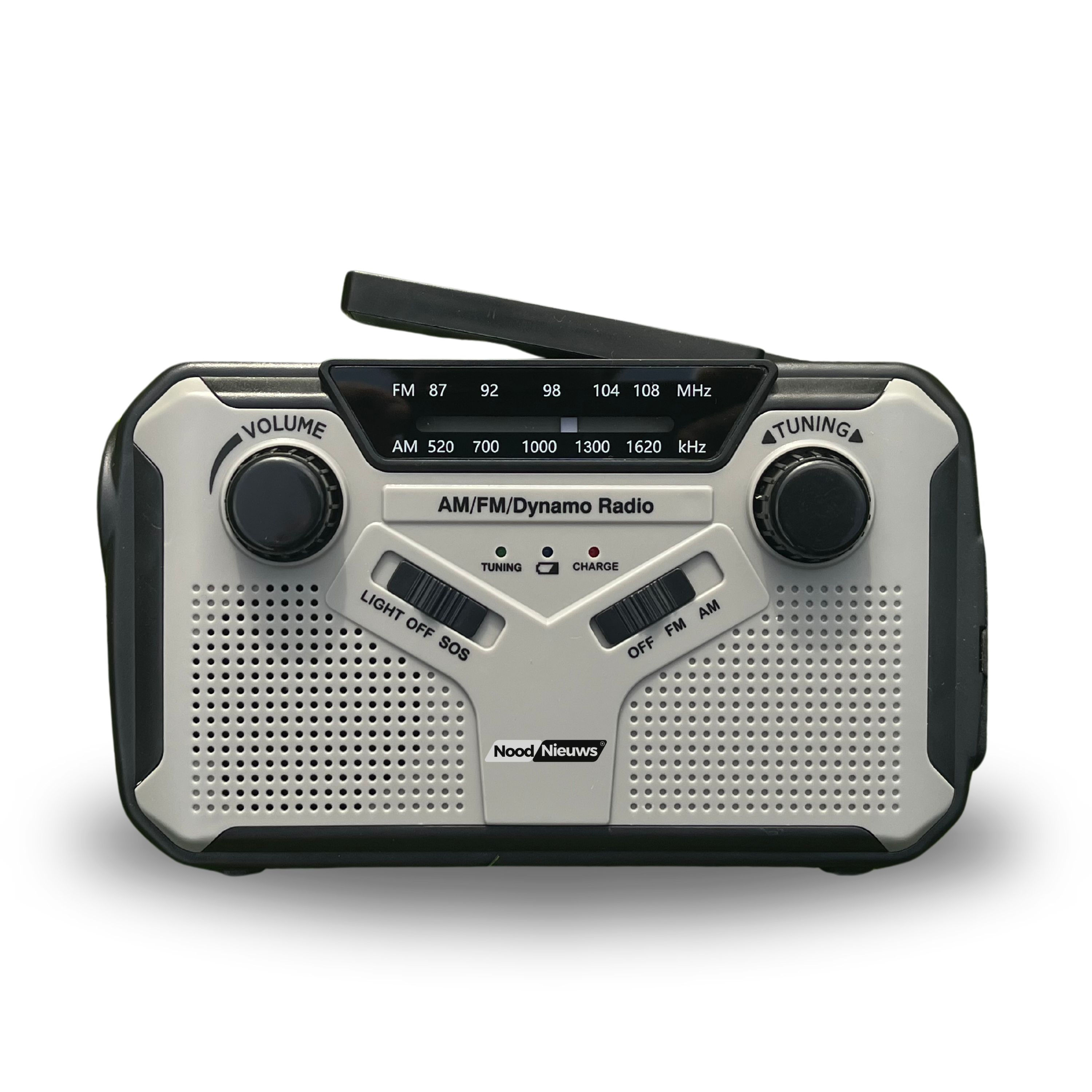 NoodNieuws Core - Draagbare Noodradio - FM/AM - 3000mAh